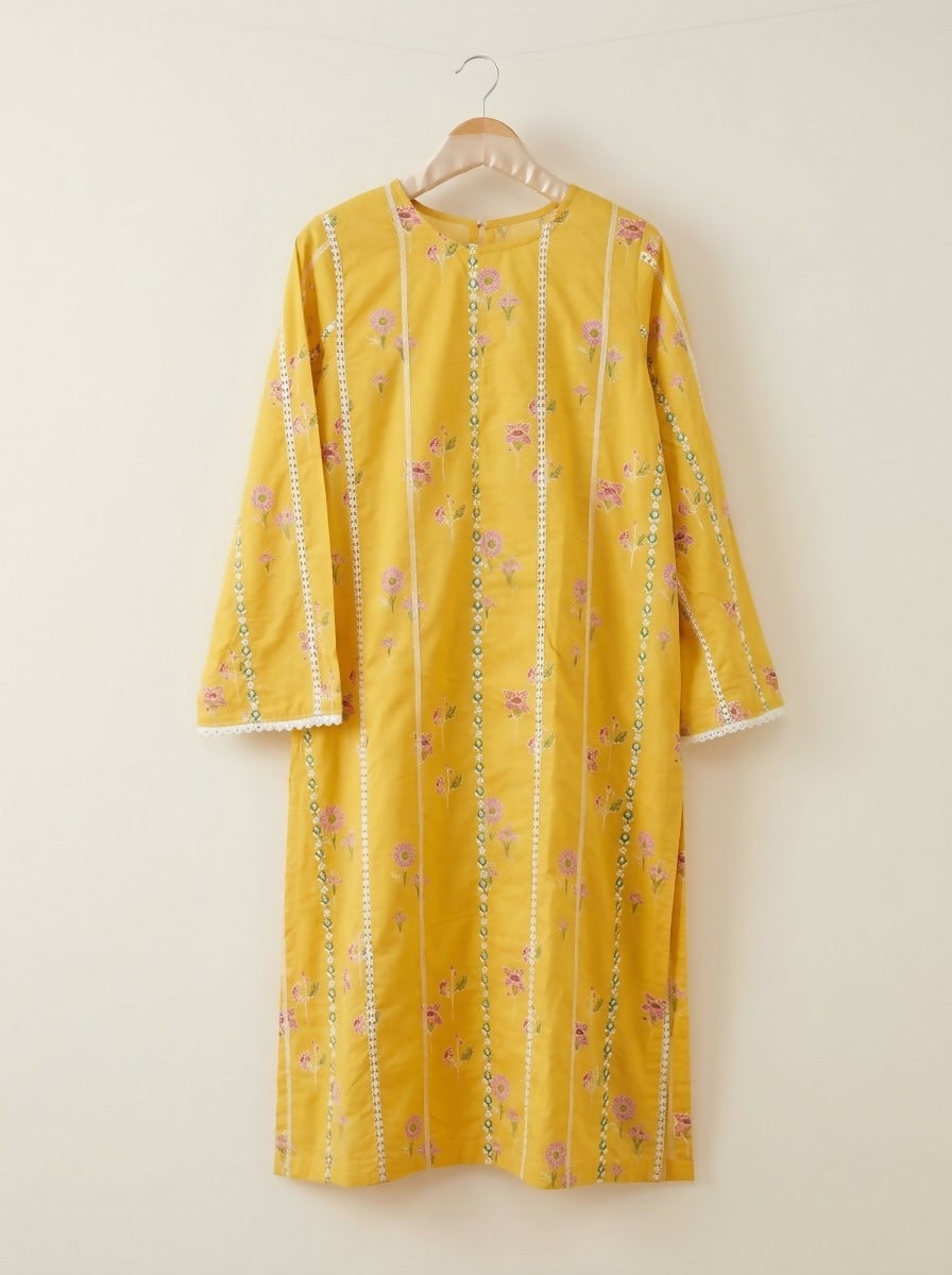 Sapphire | Women Branded Kurta | Yellow | Large | Worn Once