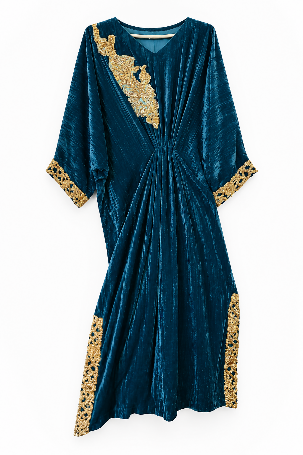 Sea Green Kaftan | Women Locally Made Formals | Large | Worn Once