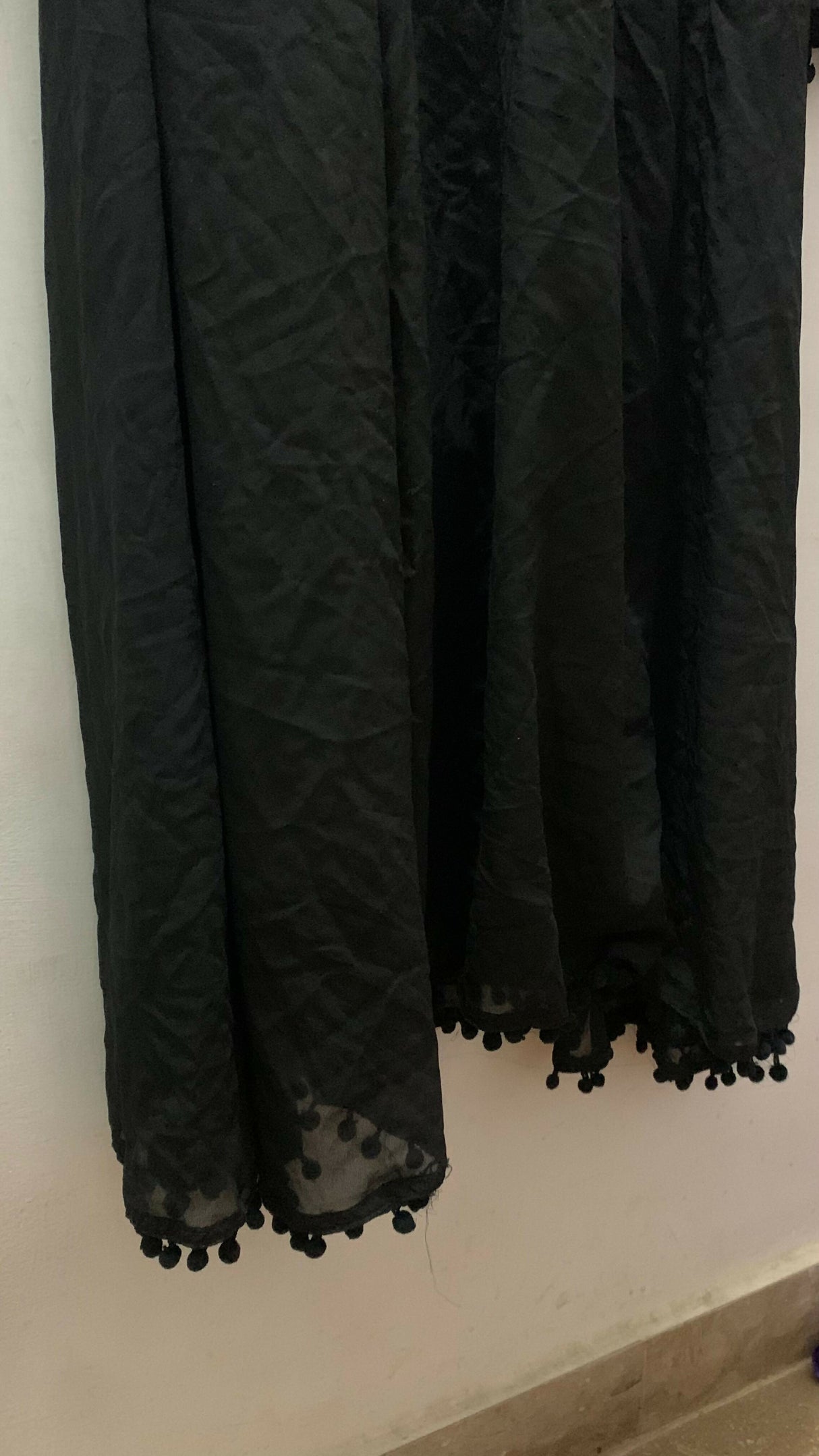 Black Long Frock | Women Frocks & Maxis | Small | Preloved