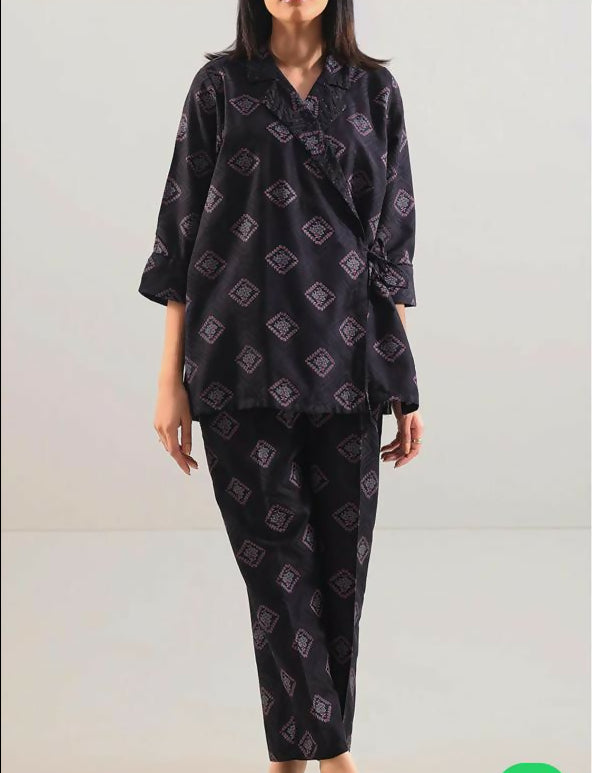 Saya | Black Coord Set | Women Branded Kurta | Small | Brand New