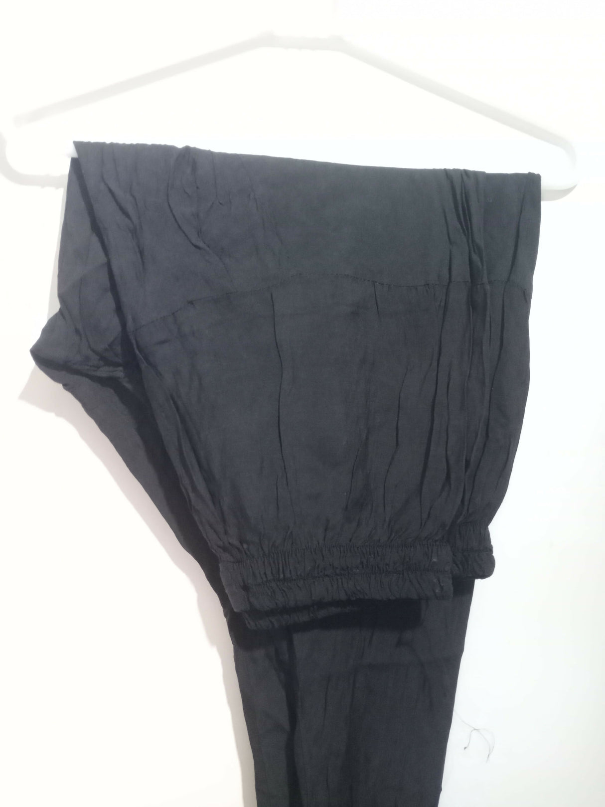 Black chiffon Long frock with velvet | Women Locally Made Formals | Large | Preloved