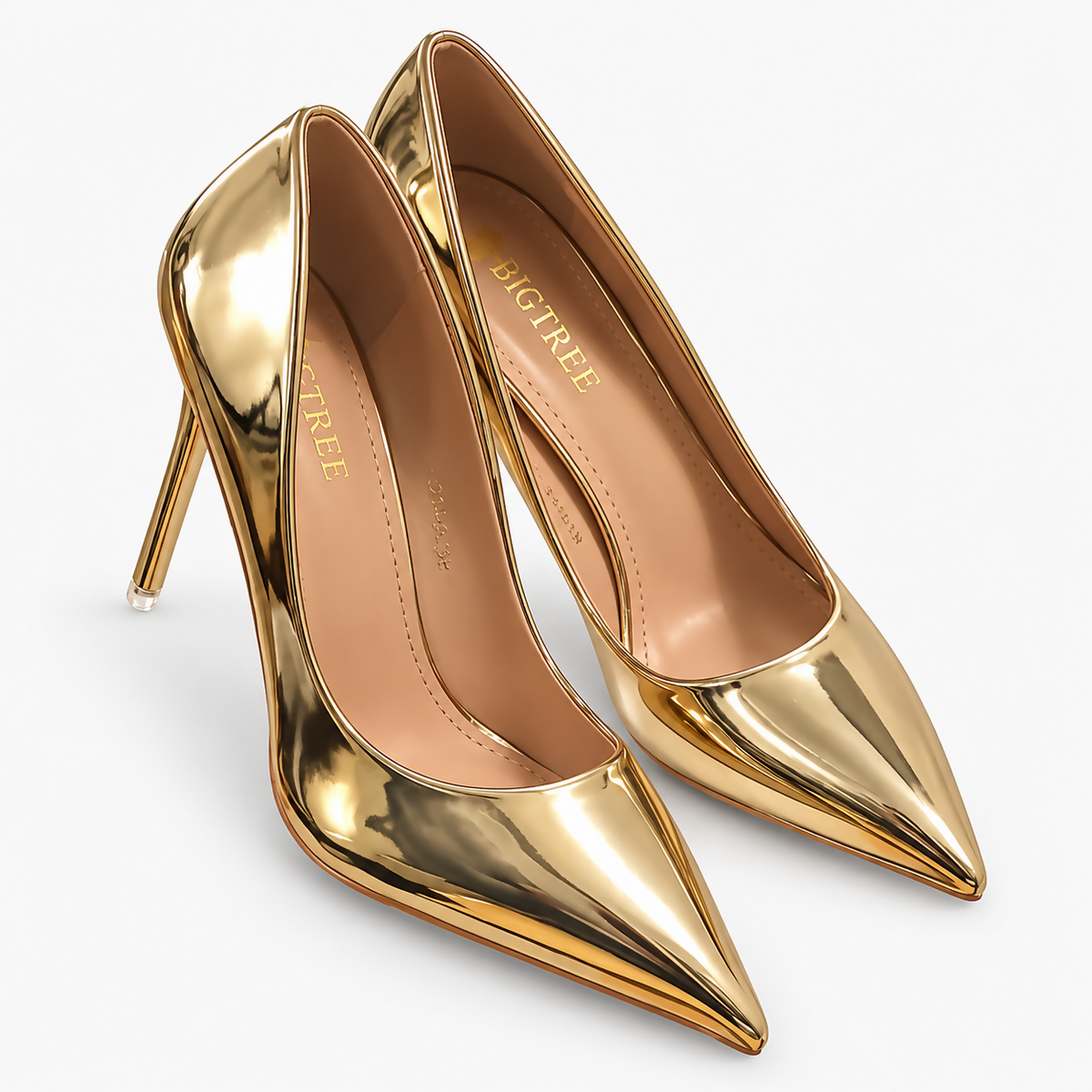 Golden Heels | Women Shoes | Heels | Size:39 | Brand New
