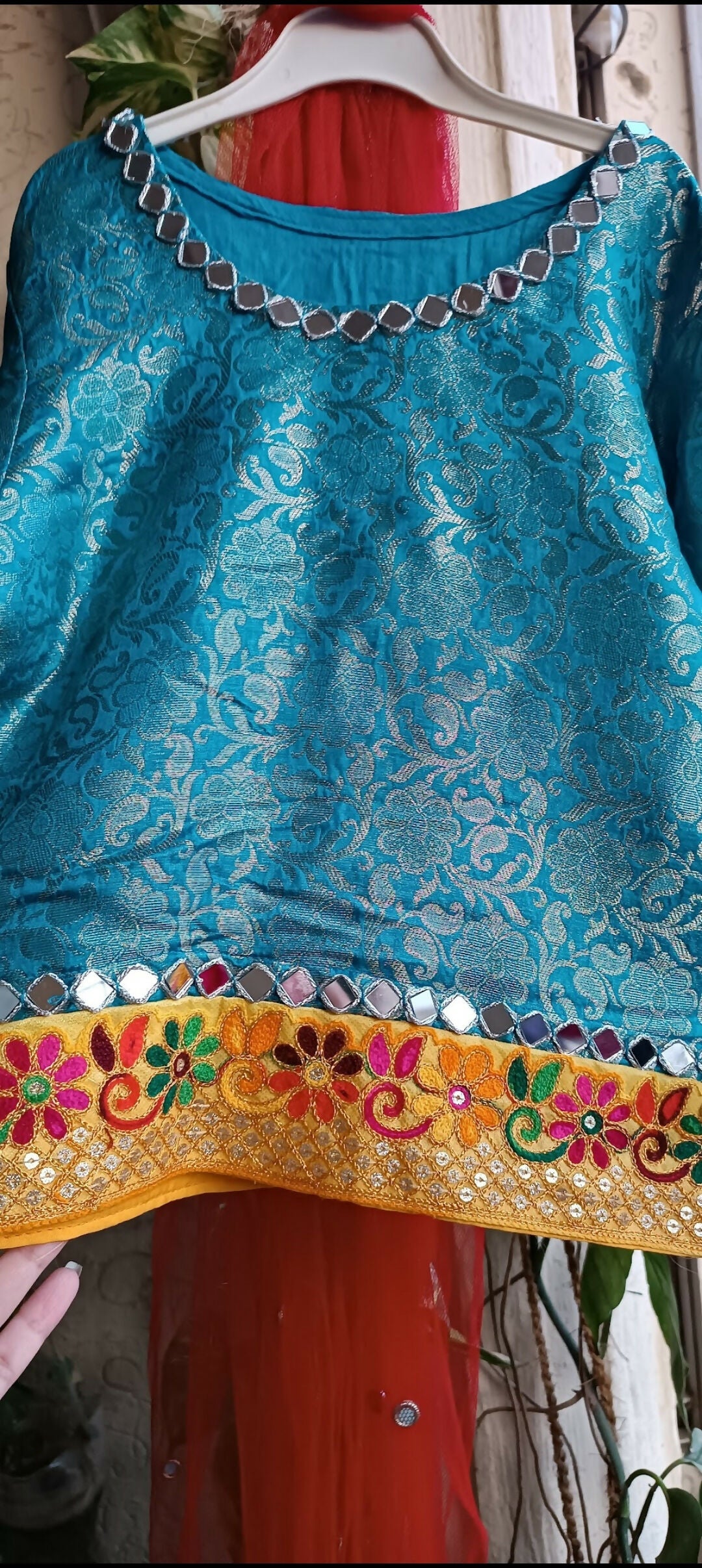 Sharara Suit | Women Locally Made Formals | Medium | Worn Once