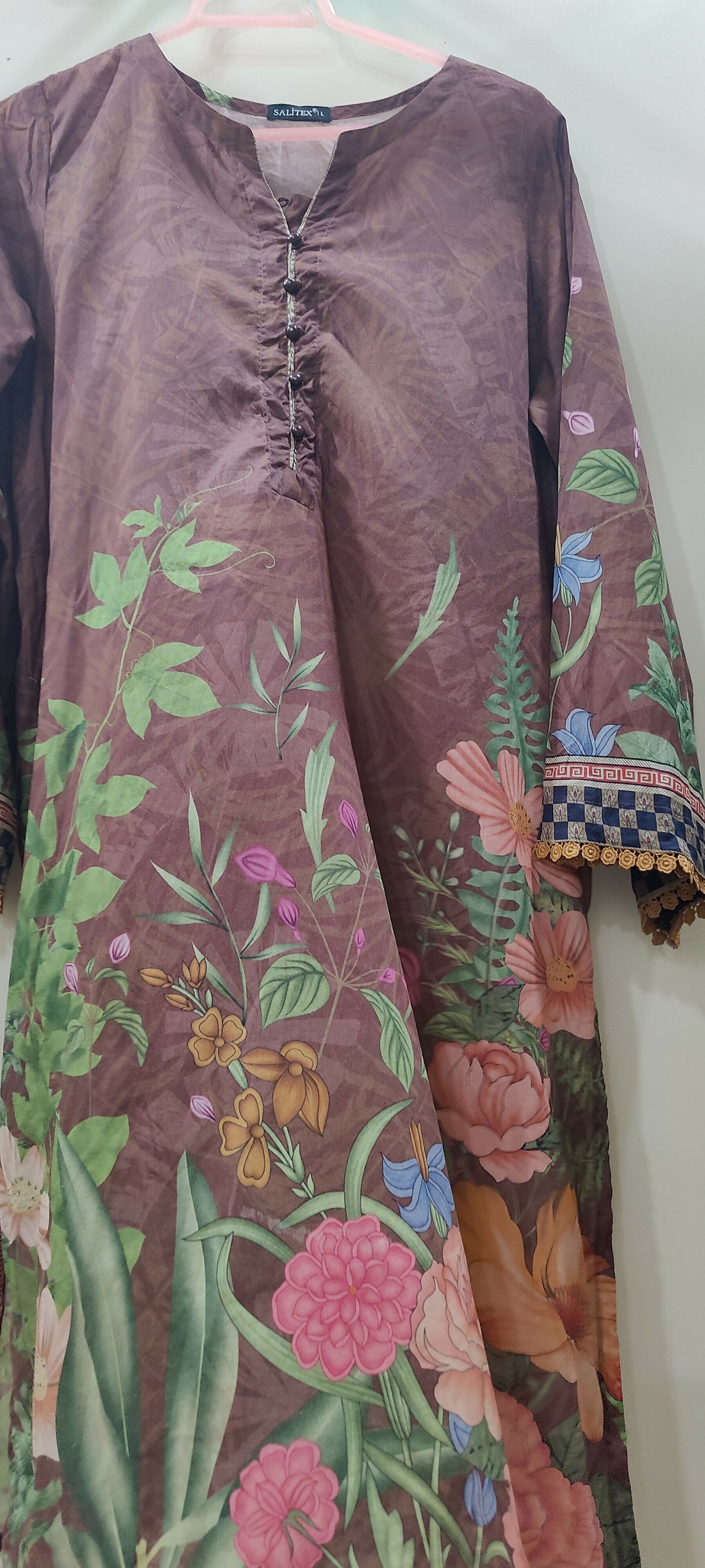 Salitex | Women Branded Kurta | Brown | Large | Worn Once