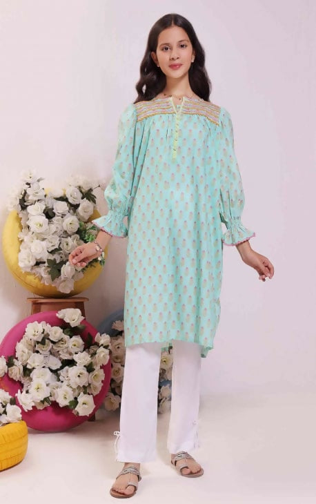 Oaks Kids Frock | Kids | Girls Shalwar Kameez | Size: 9-10 Yrs|Worn Once