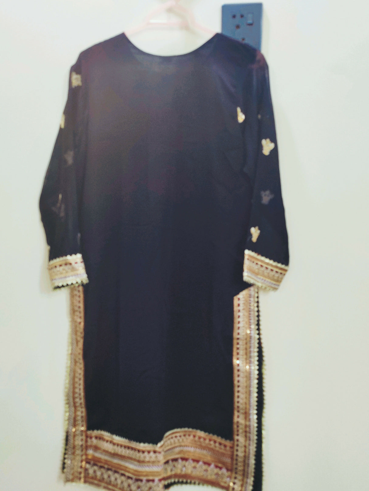 Embroidered Black 2Pcs | Women Locally Made Formals | Large | New