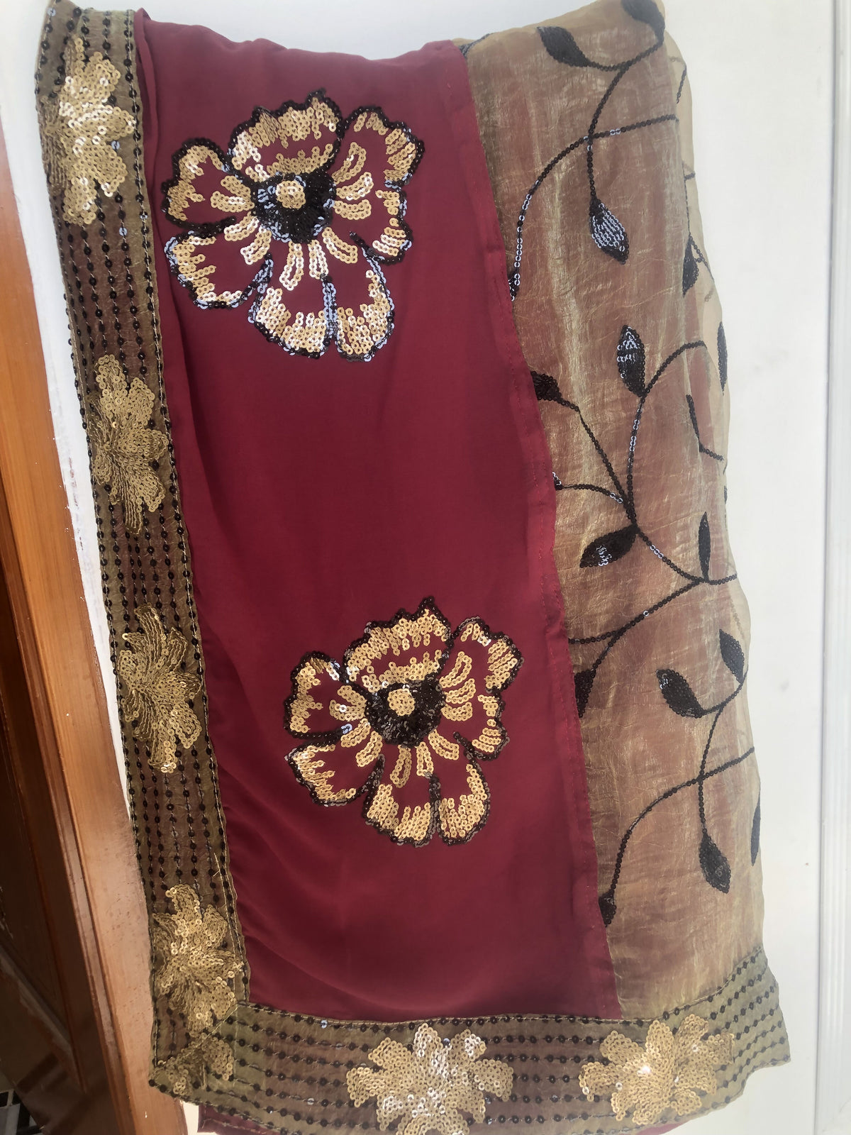 Embroidered Saree | Women Locally Made Formals | Sarees | Small | Worn Once