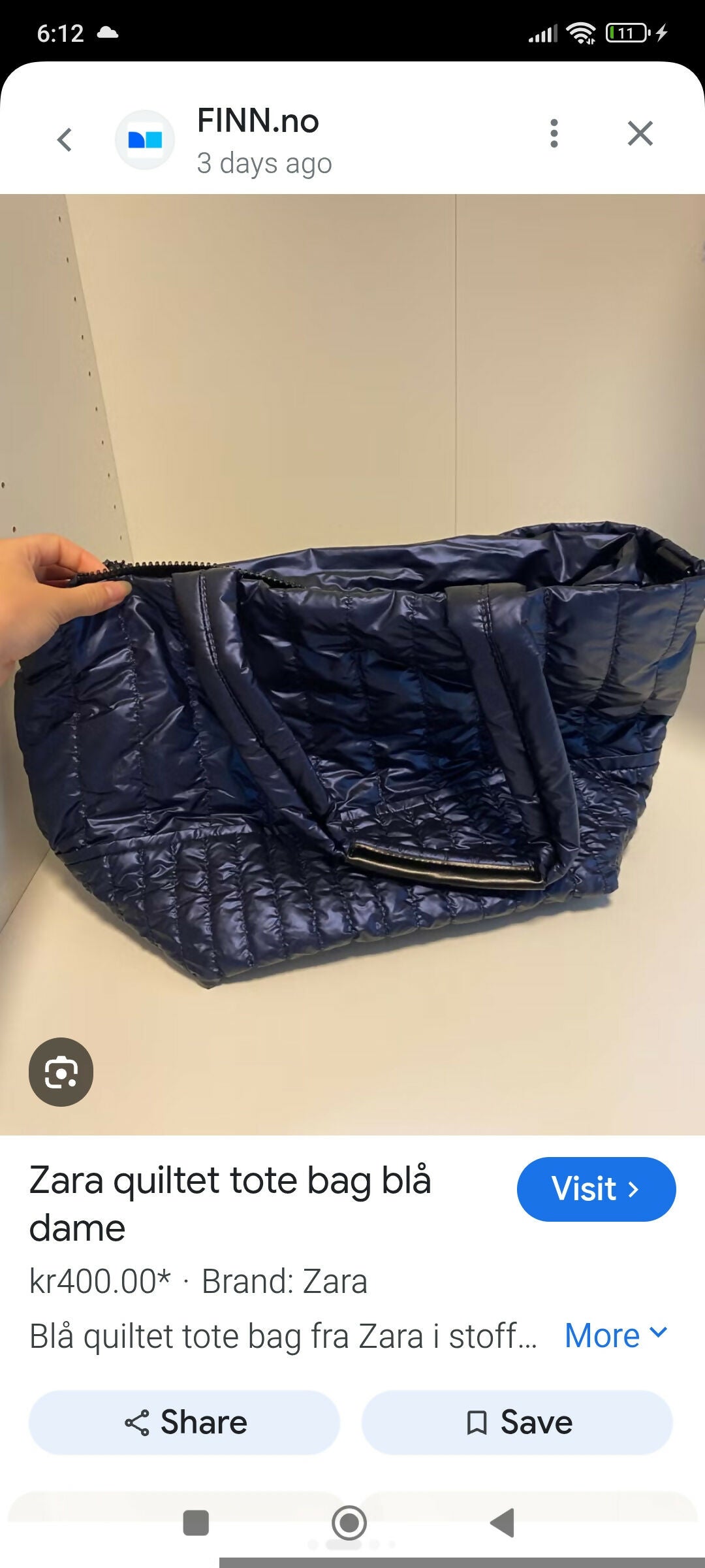 Zara | Parachute Light Weight Bag | Women Bags | Crossbody Bags | Small | New
