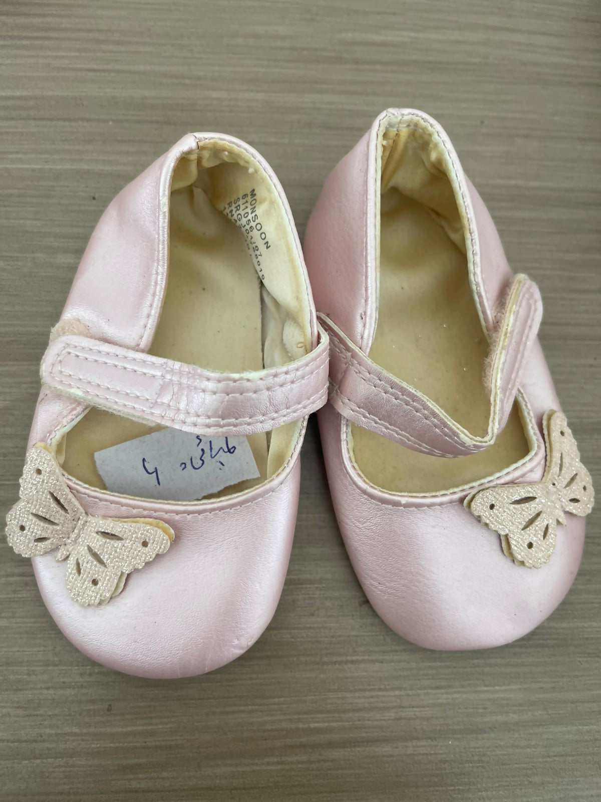 Monsoon | Kids | Girls Shoes | 0 to 6 Mnths | Pink | Preloved