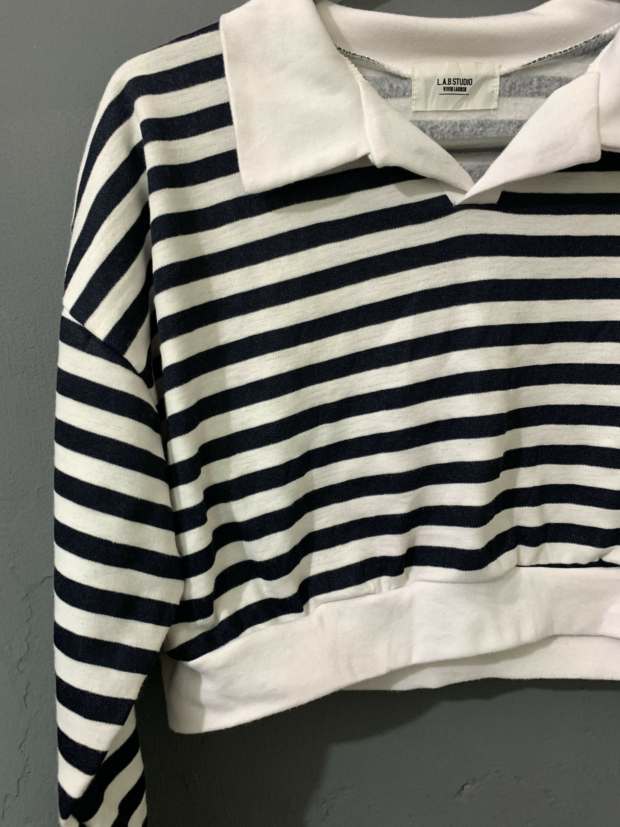 Black & White Crop Top | Women Tops & Shirts | Small | Worn Once