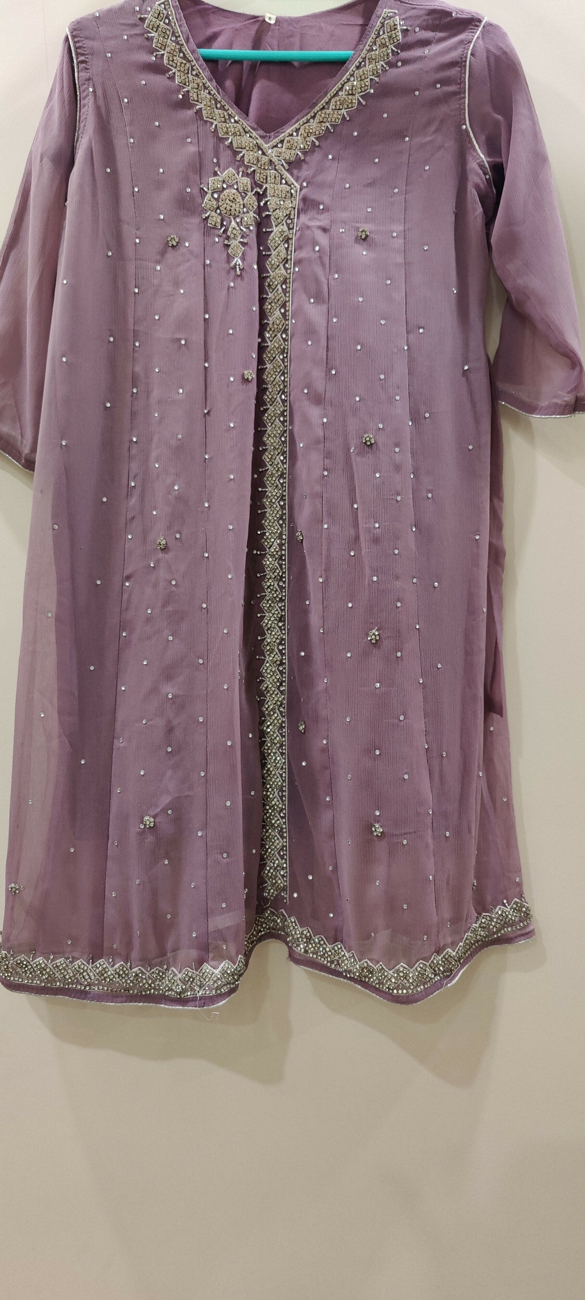 Lilac 3 Piece Dress | Women Locally Made Kurta | Small | Worn Once