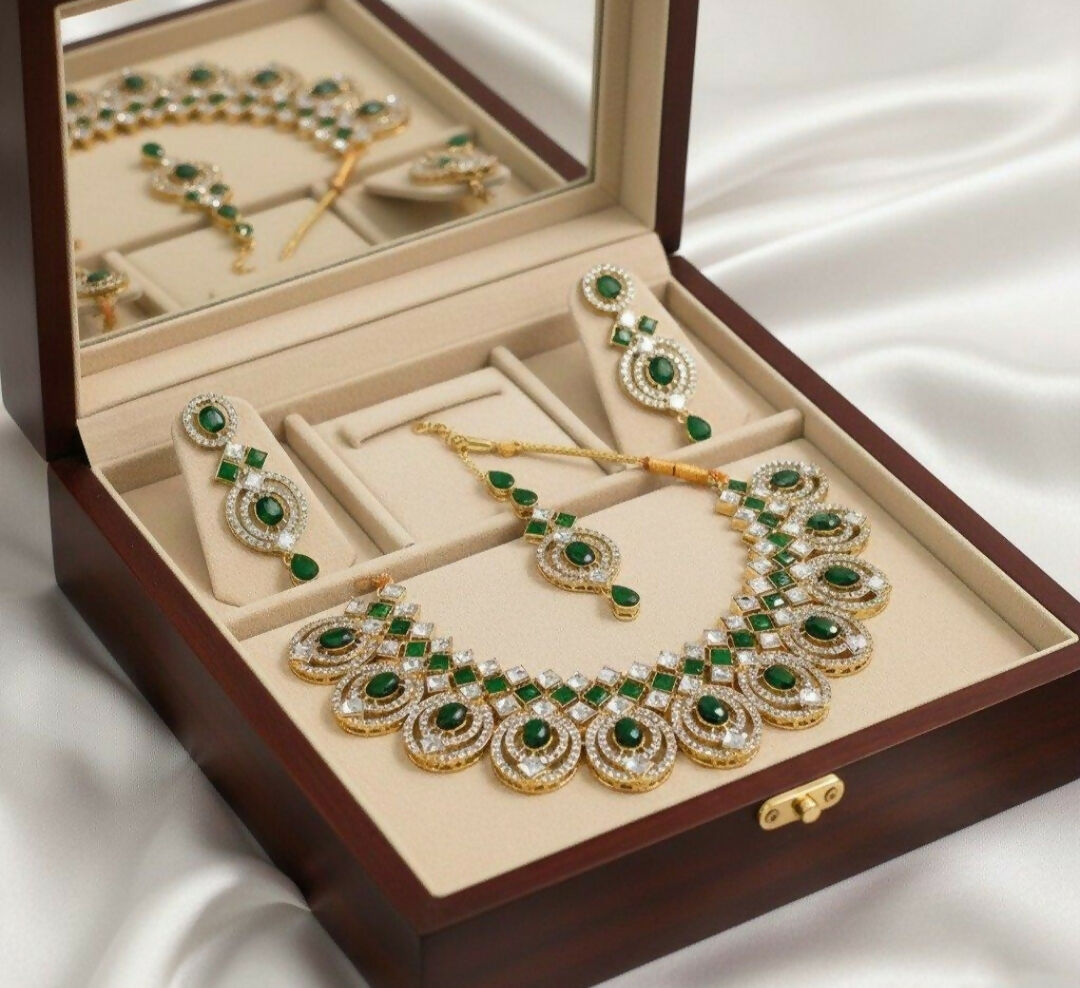 Oval/Square Necklace Set-00028 | Women Jewelry | Wedding Jewelry & Sets | Brand New