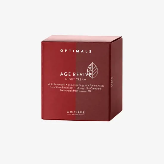 Oriflame | Optimals Age Revive Night Cream | Beauty Skincare Face | Brand New