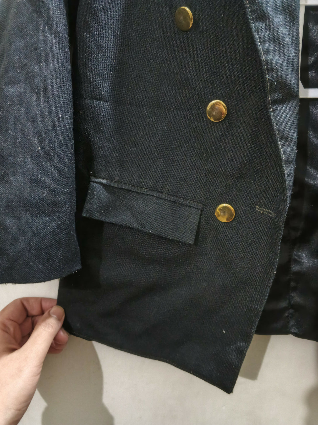 Black Coat | Boys Tops & Shirts | Size:22 | Preloved