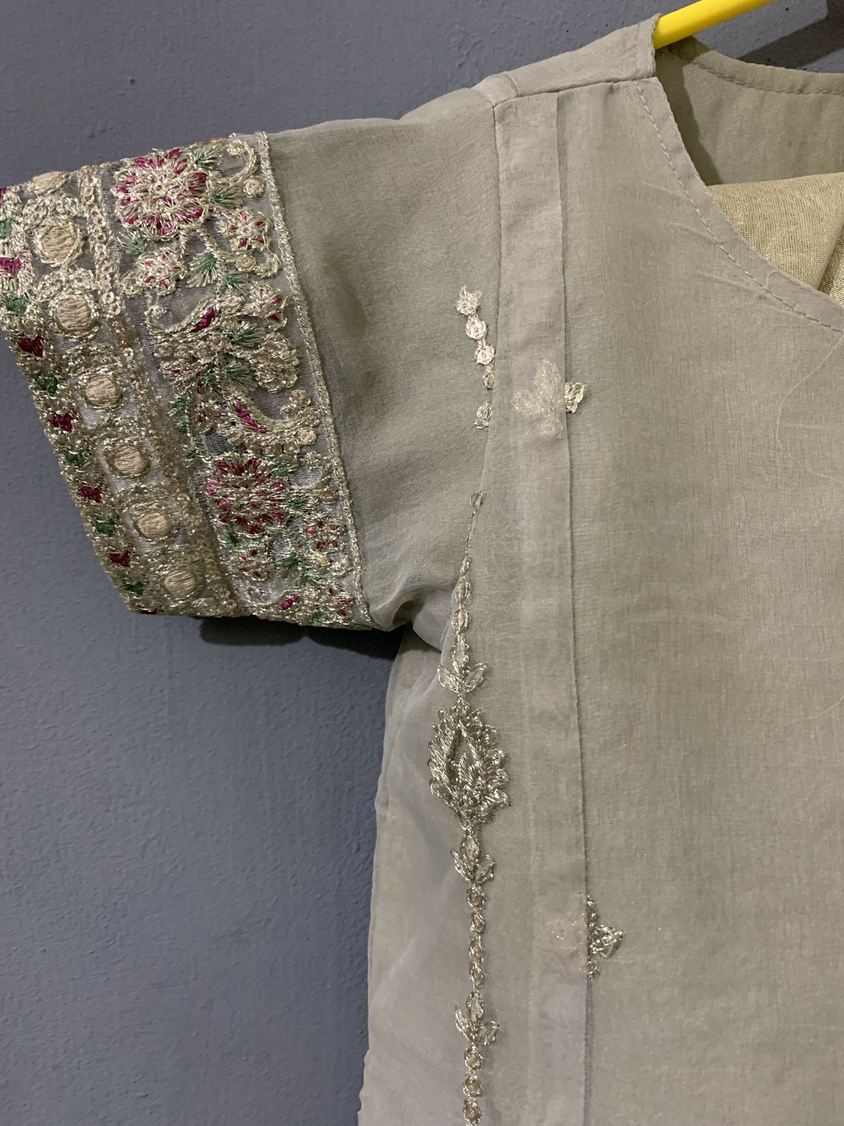 Grey Kurti | Kids | Girls Shalwar Kameez | 3 to 4 Yrs | New