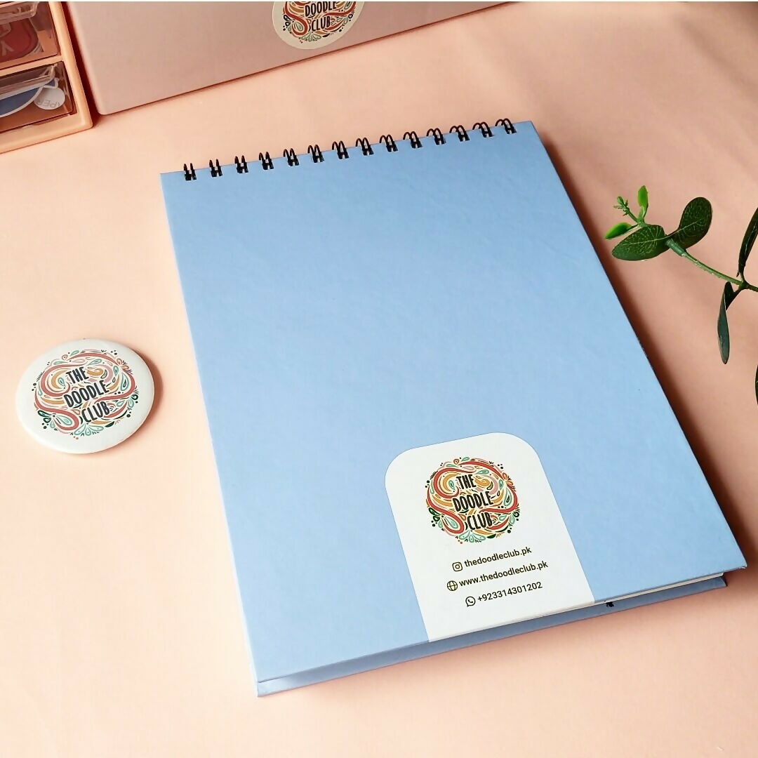 Leaves Doodle Periwinkle Sketchbook | For Your Home | Books | New