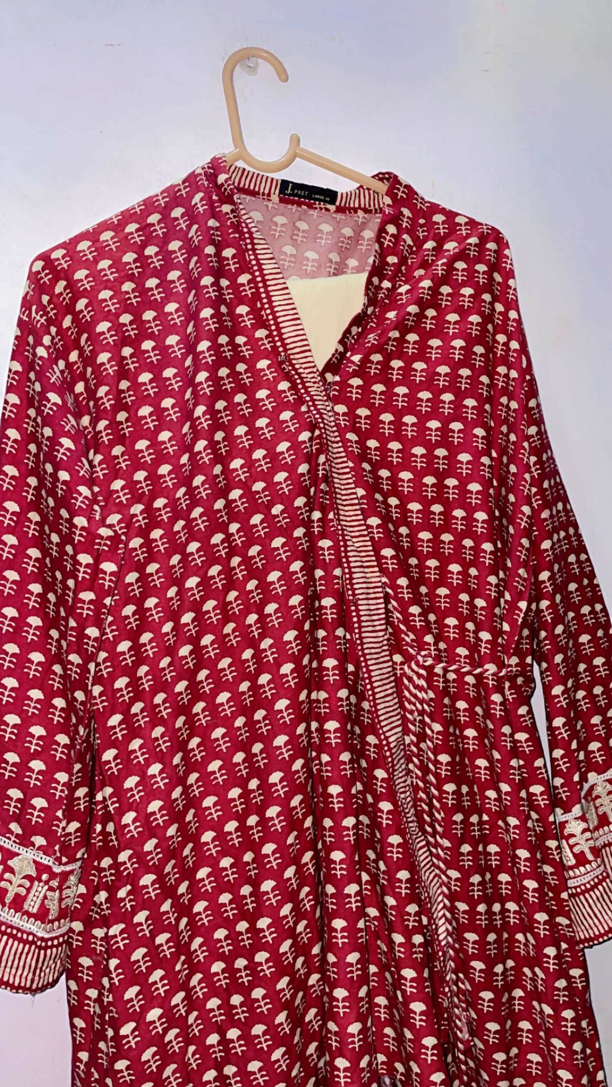 J. Junaid Jamshed | Women Branded Kurta | Large | Preloved