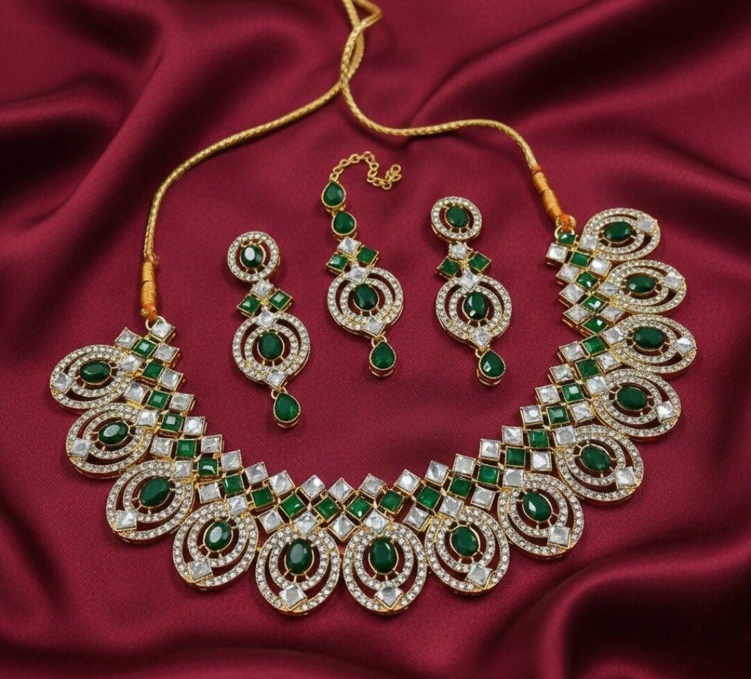 Oval/Square Necklace Set-00028 | Women Jewelry | Wedding Jewelry & Sets | Brand New