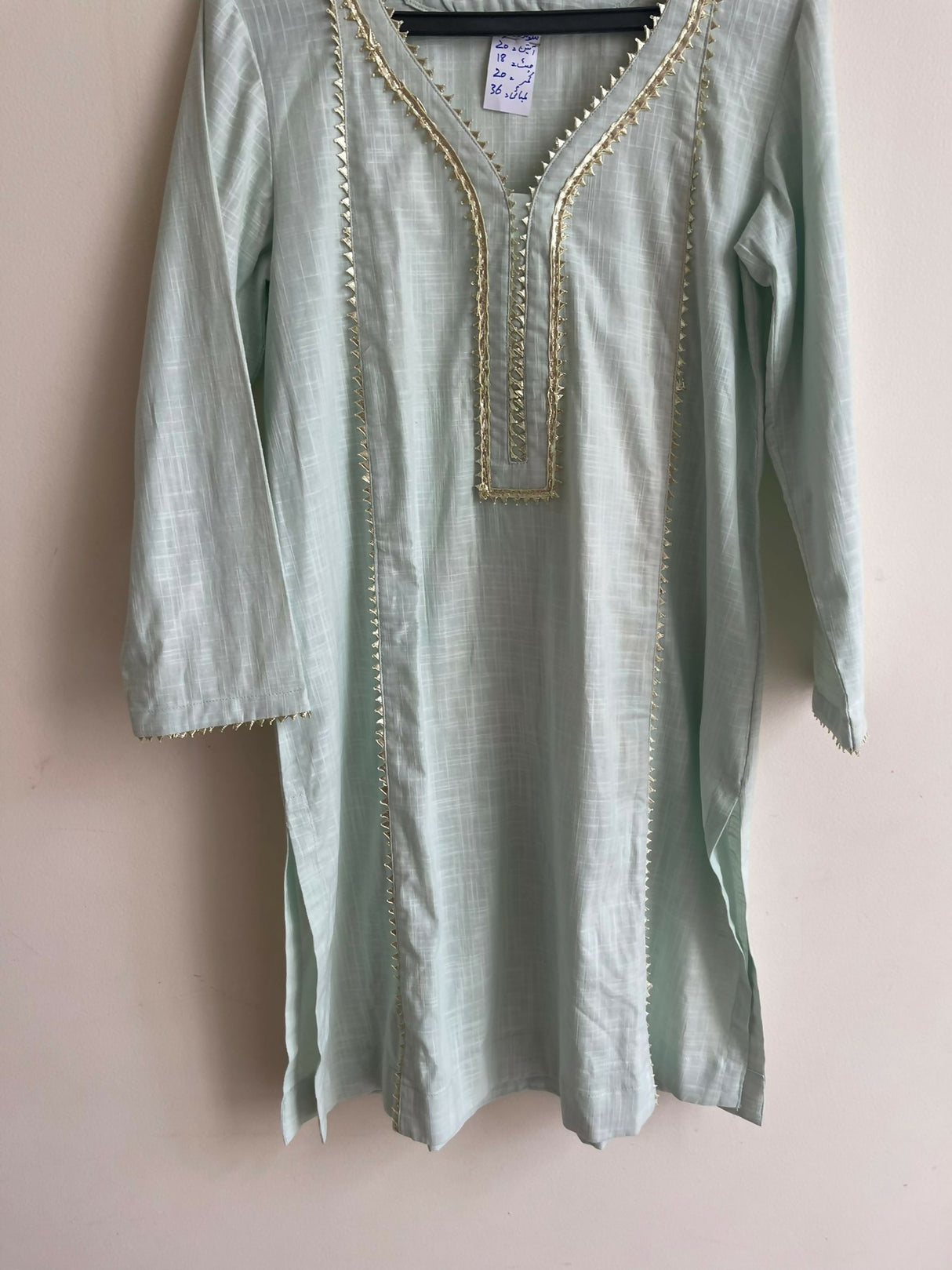 Sky Blue Kurta | Women Locally Made Kurta | Small | Worn Once