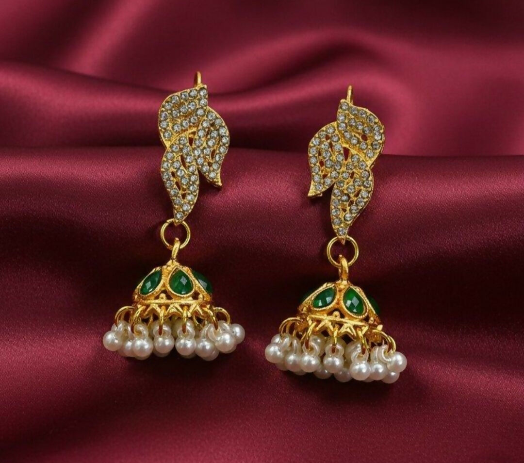 Tear Pearl Drop Jhumki-(00047/00048) | Women Jewelry | Earrings | Brand New