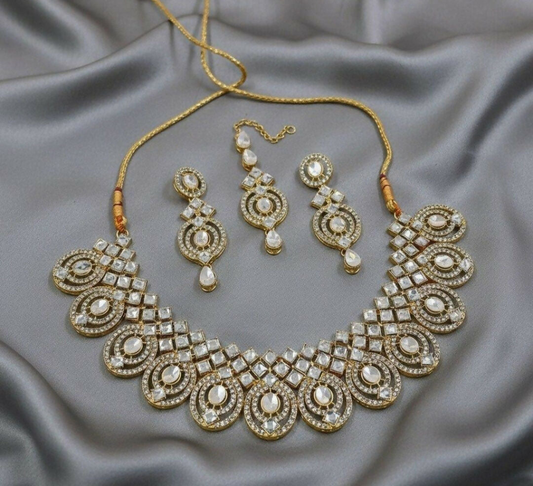 Oval/Square Necklace Set-00028 | Women Jewelry | Wedding Jewelry & Sets | Brand New
