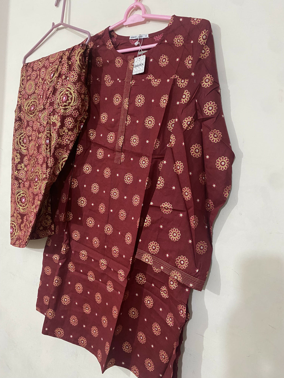Generation | Women Branded Kurta | Maroon | Large | Brand New