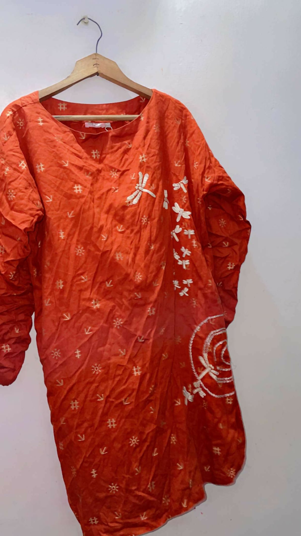 Alkaram | Women Branded Kurta | Orange | XSmall | Preloved
