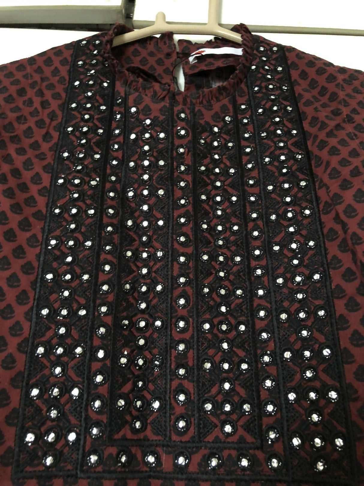 Khaadi | Frock with Mirror Work | Women Frocks & Maxis | Small | Worn Once