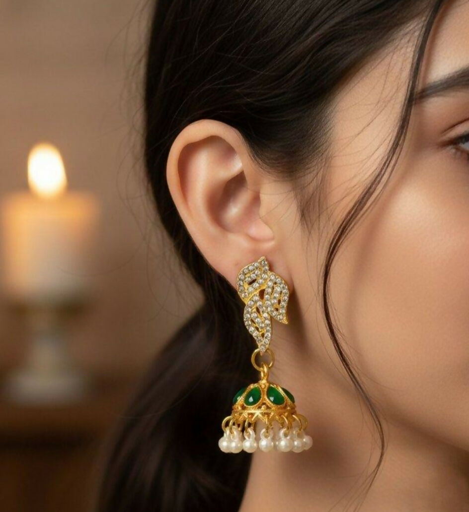 Tear Pearl Drop Jhumki-(00047/00048) | Women Jewelry | Earrings | Brand New
