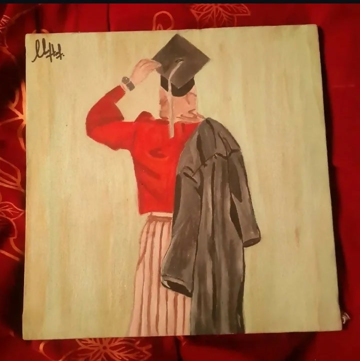 Graduation Painting | For Your Home | Art & Paintings | Size: 10x10 | New