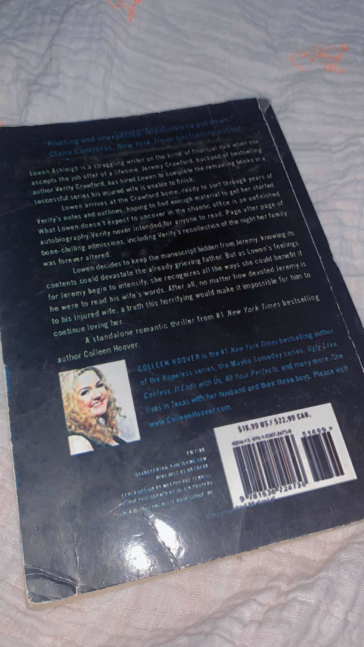Verity Novel by Collen Hoover | For Your Home | Books | Preloved