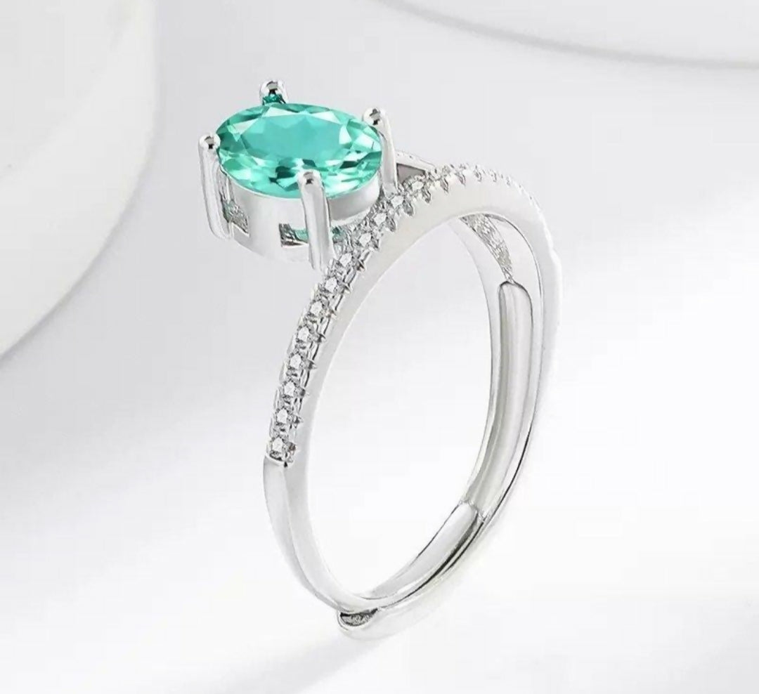 Oval Round Ring Adjustable-00752 | Women Jewelry | Rings | Brand New