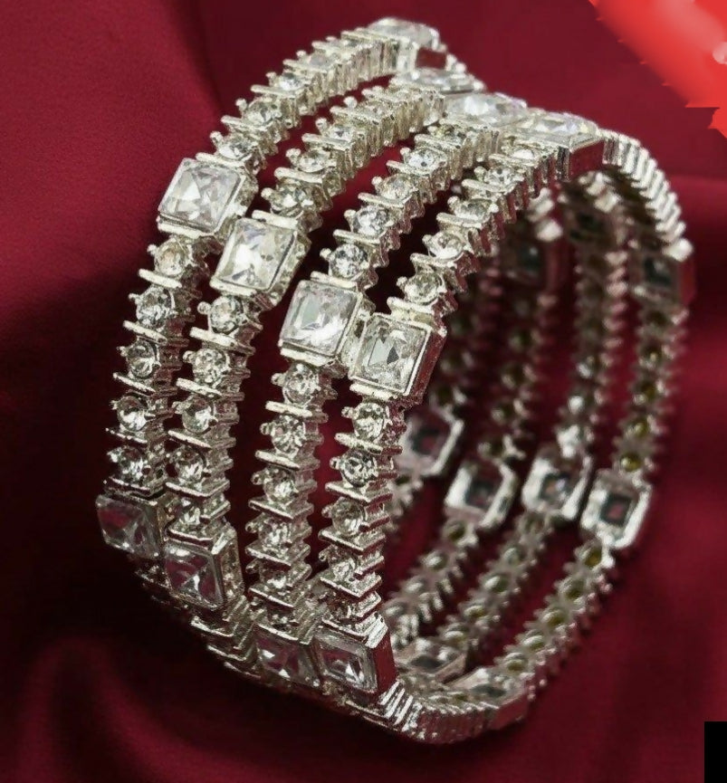 Square 4 Pcs Bangles Set-00023 | Women Jewelry | Bangles/Bracelets | Brand New