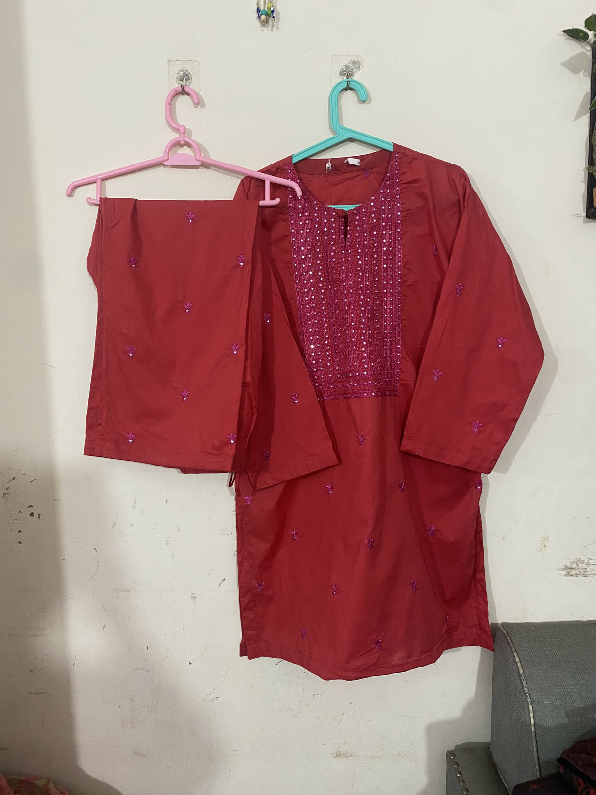 Khaadi 2 Pcs | Women Branded Kurta | Large | Worn Once