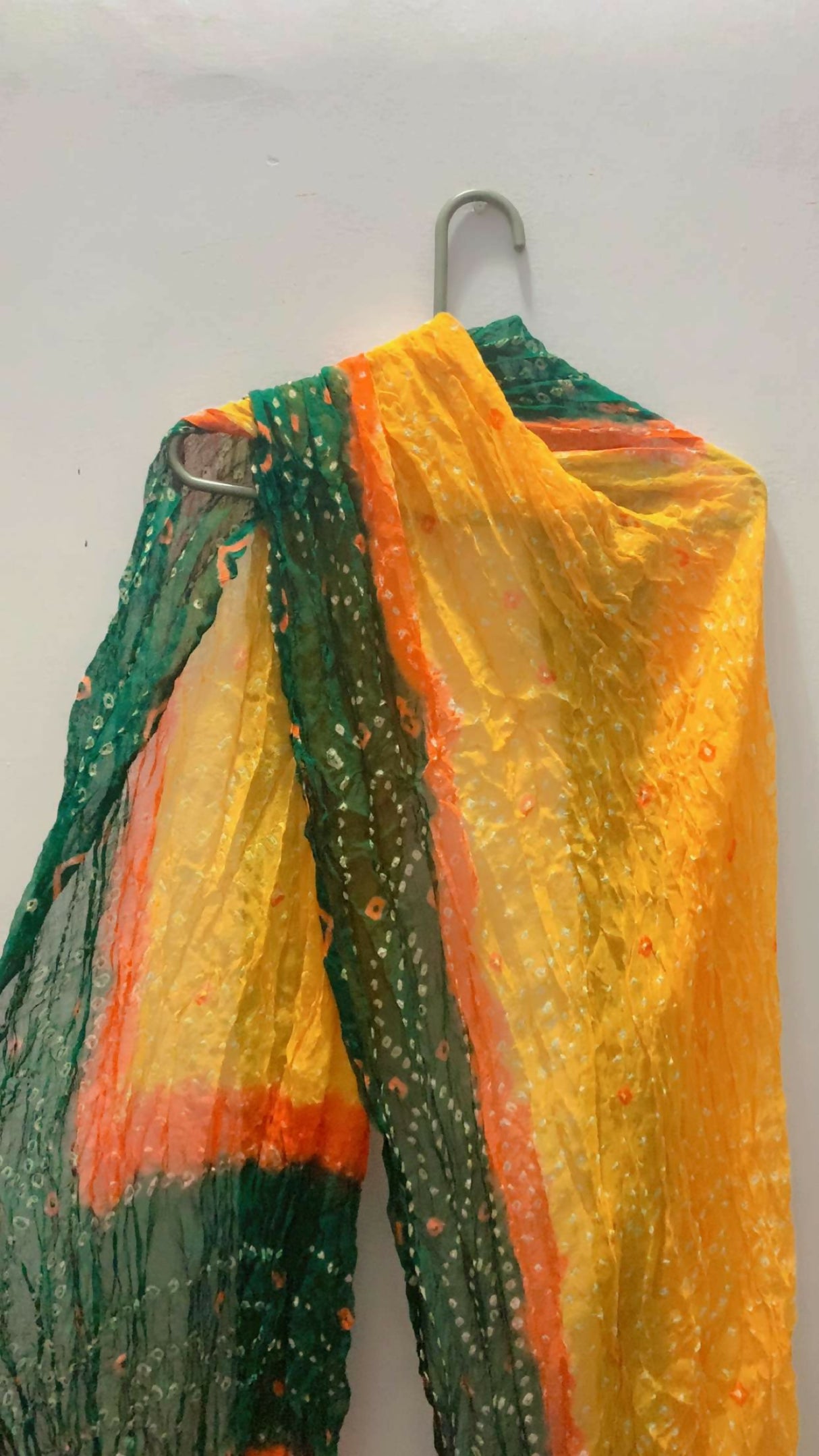 Yellow Mayon Chunri Staller/ Scarf | Women Accessories | Standard | Preloved