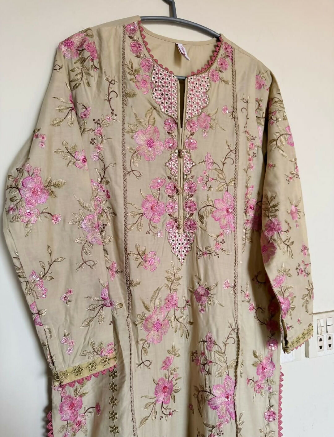 Ethnc | Women Branded Kurta | Small | Lemon Yellow Kurta | Worn Once