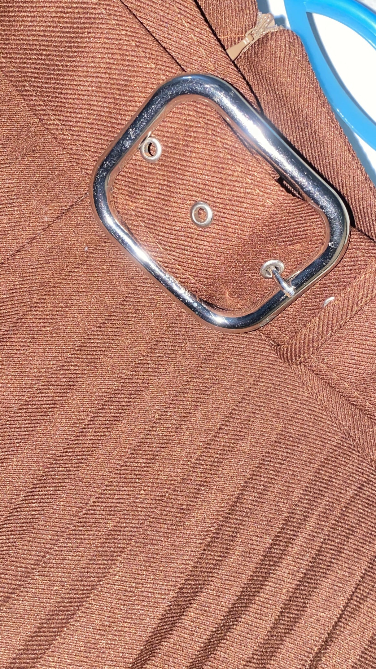 Brown Pleated Skirt | Women Skirts & Dresses | Medium | Preloved