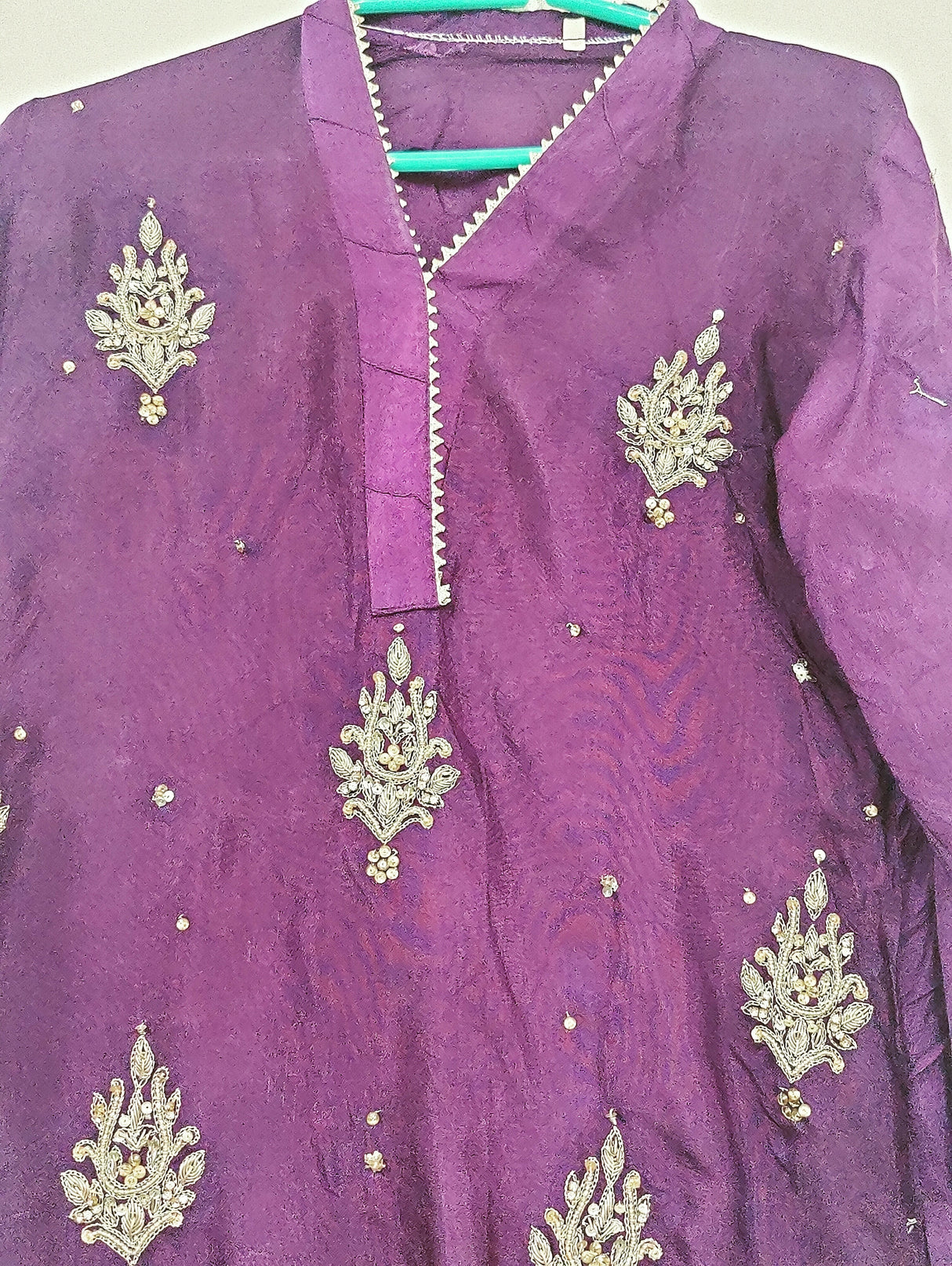 Purple 3 Pcs | Women Locally Made Formals | Medium | Worn Once