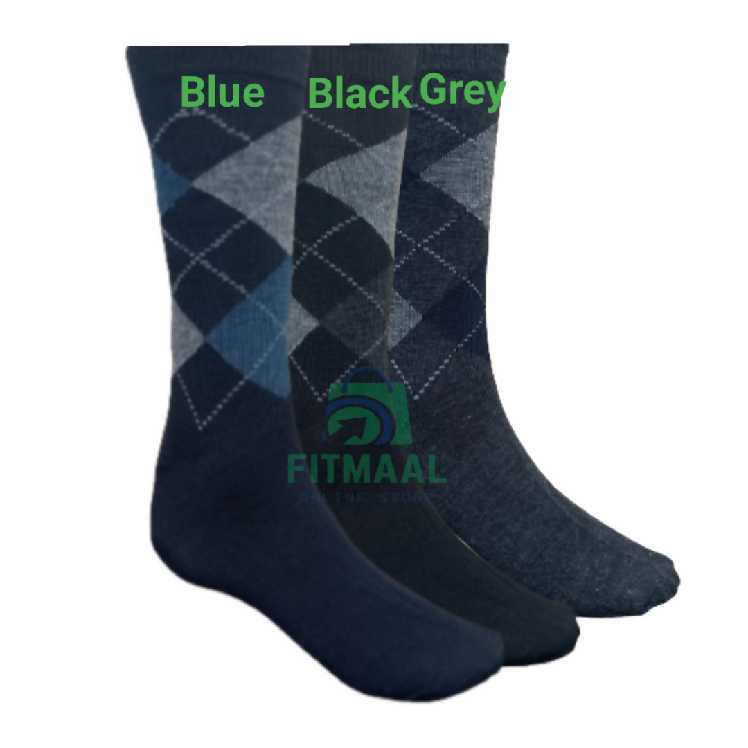 Summer Socks, Cotton Socks, Full length Cotton Socks for Men-| Men Activewear | Socks | Pack of 03 Pairs | Brand New