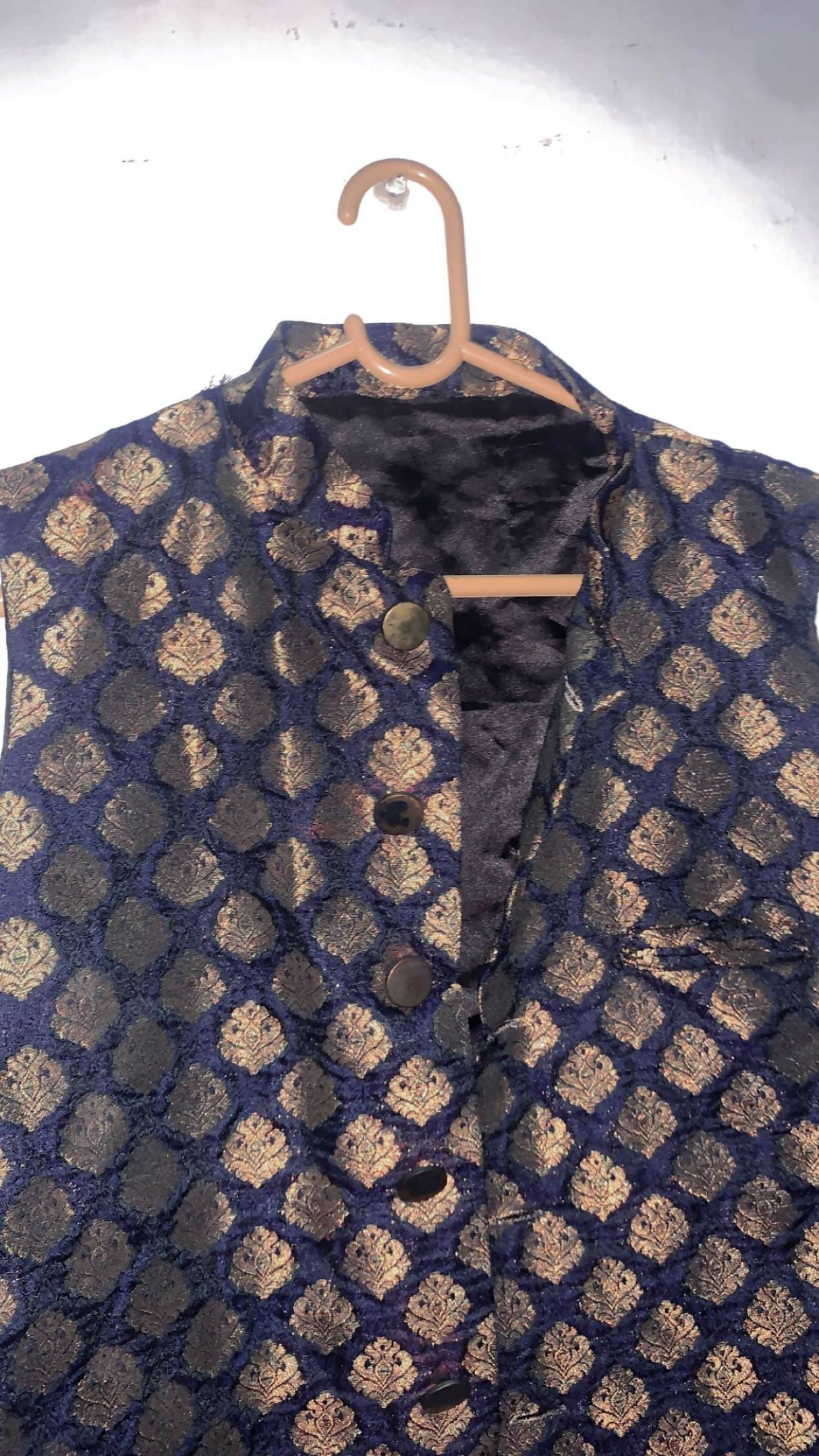 Black Waist Coat | Men Jackets & Coats | Medium | Preloved