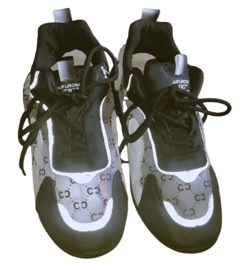 Jufurong | Black and White Joggers | Women Shoes | Size: 37 | Preloved