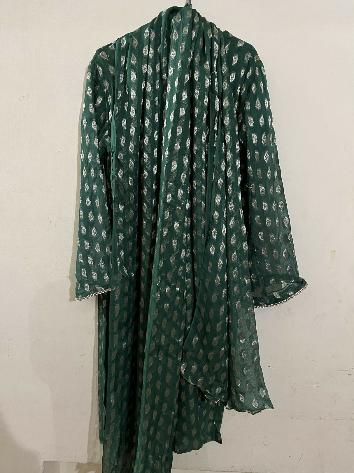 Chiffon 2pc Dress | Women Locally Made Kurta | Small |Preloved