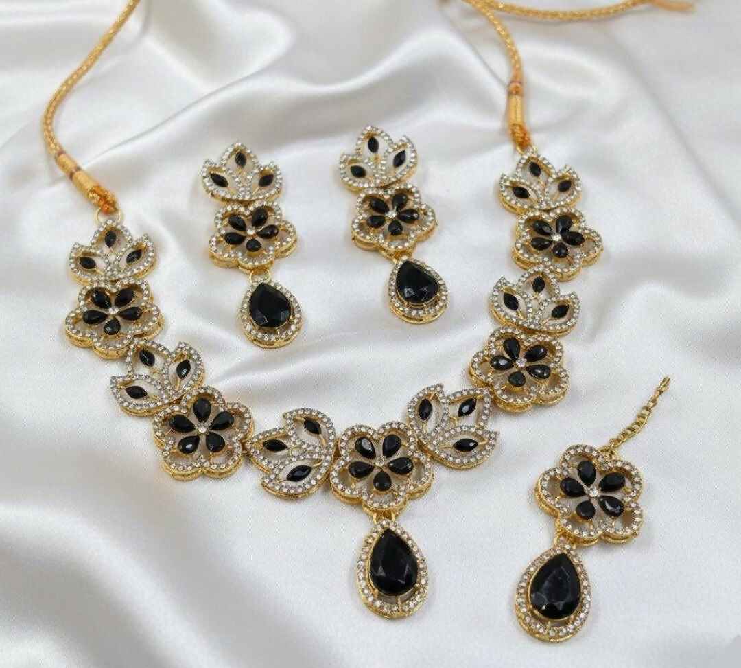 Tear Flower Necklace Set-00027 | Women Jewelry | Wedding Jewelry & Sets | Brand New