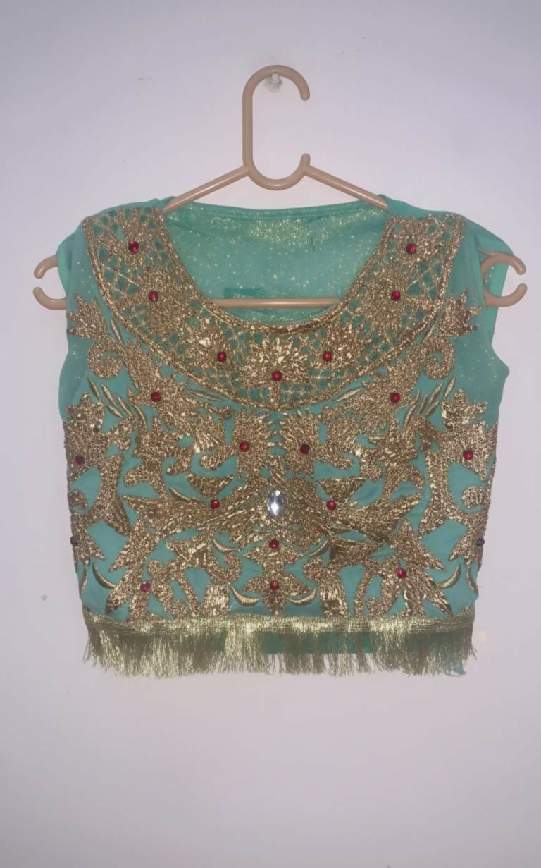 Fancy Green Lehanga | Girls Skirts & Dresses | Size:2 to 3 Years | Preloved