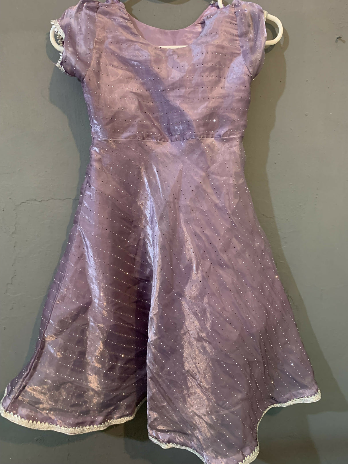 Beautiful Shimmery Girl Frock | Kids | Girls Skirts & Dresses | Medium | Purple | Worn Once