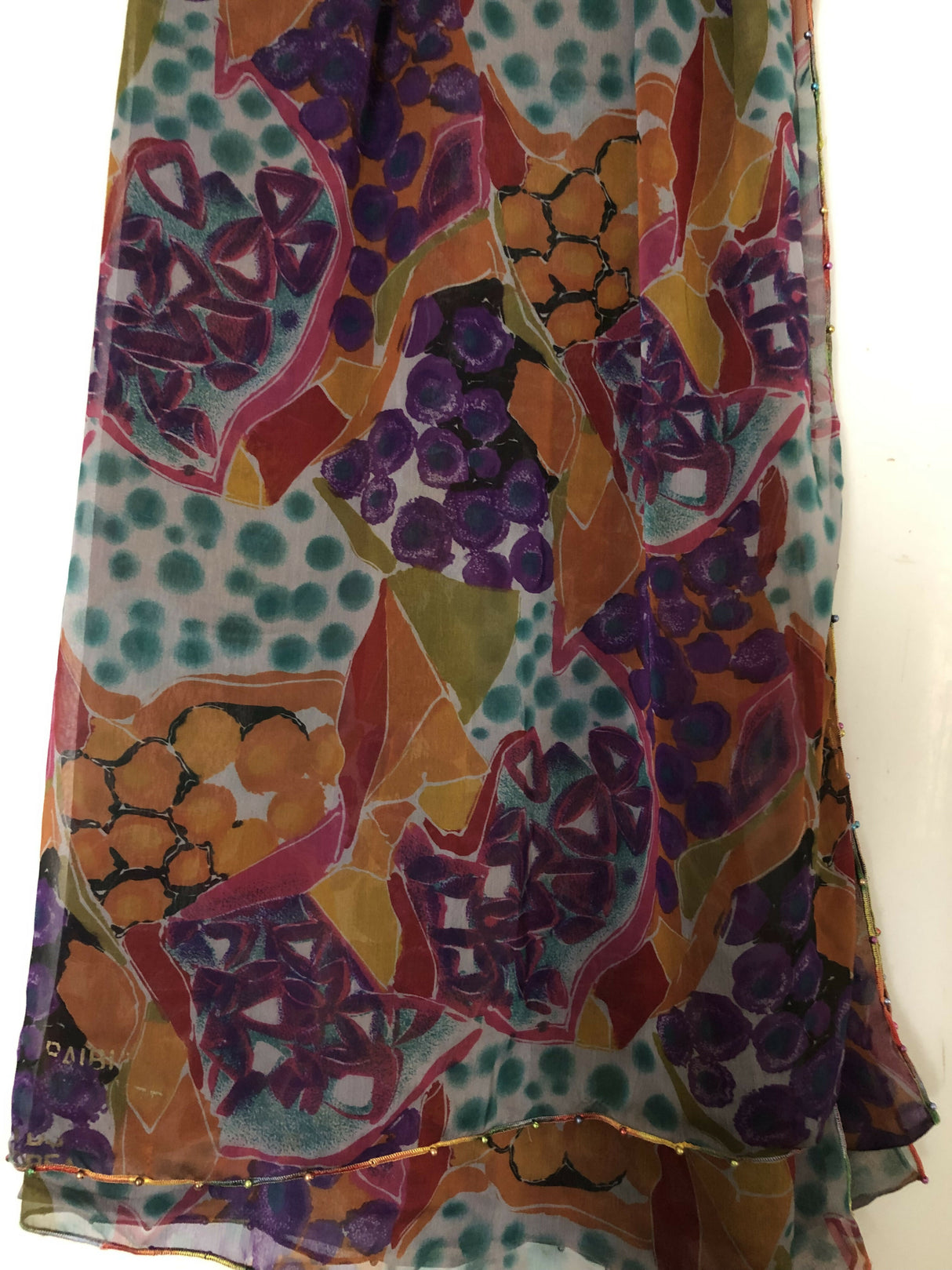 Chiffon 3PC Stitched Suit | Women Locally Made Formals | Large | New