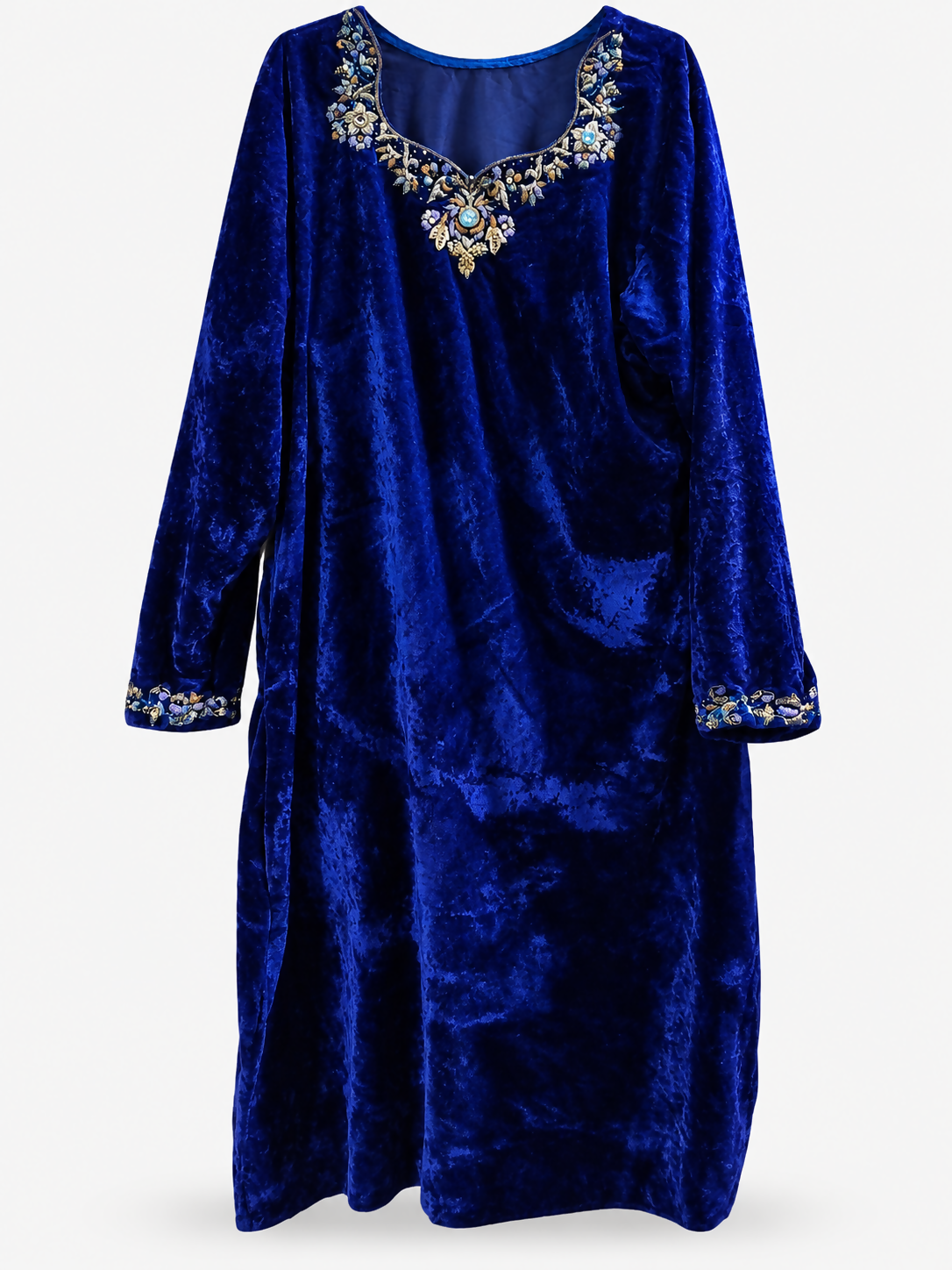 Blue Velvet Suit | Women Locally Made Formals | Medium | Preloved
