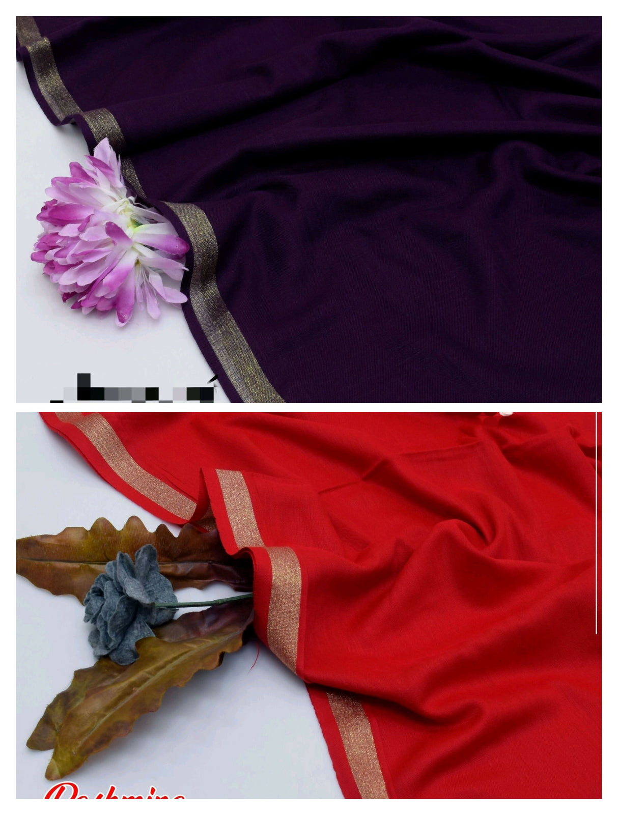 Pack of 2 shawls | Pashmina Wool shawl | Women Accessories | Brand New