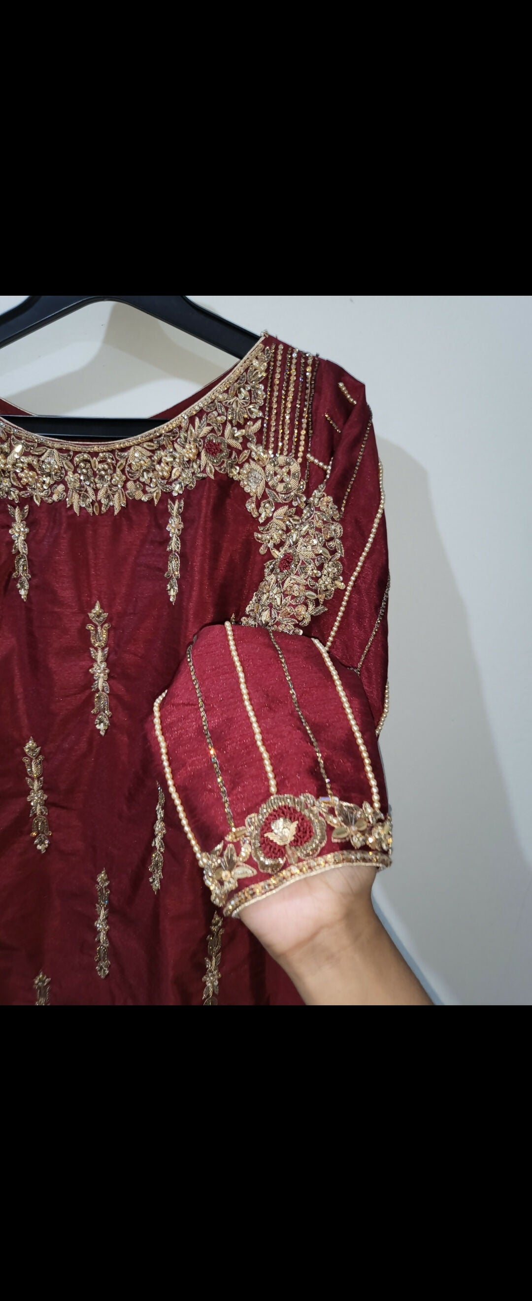 Beautiful 3PC Stitched Suit | Women Locally Made Formals | Medium | Worn Once