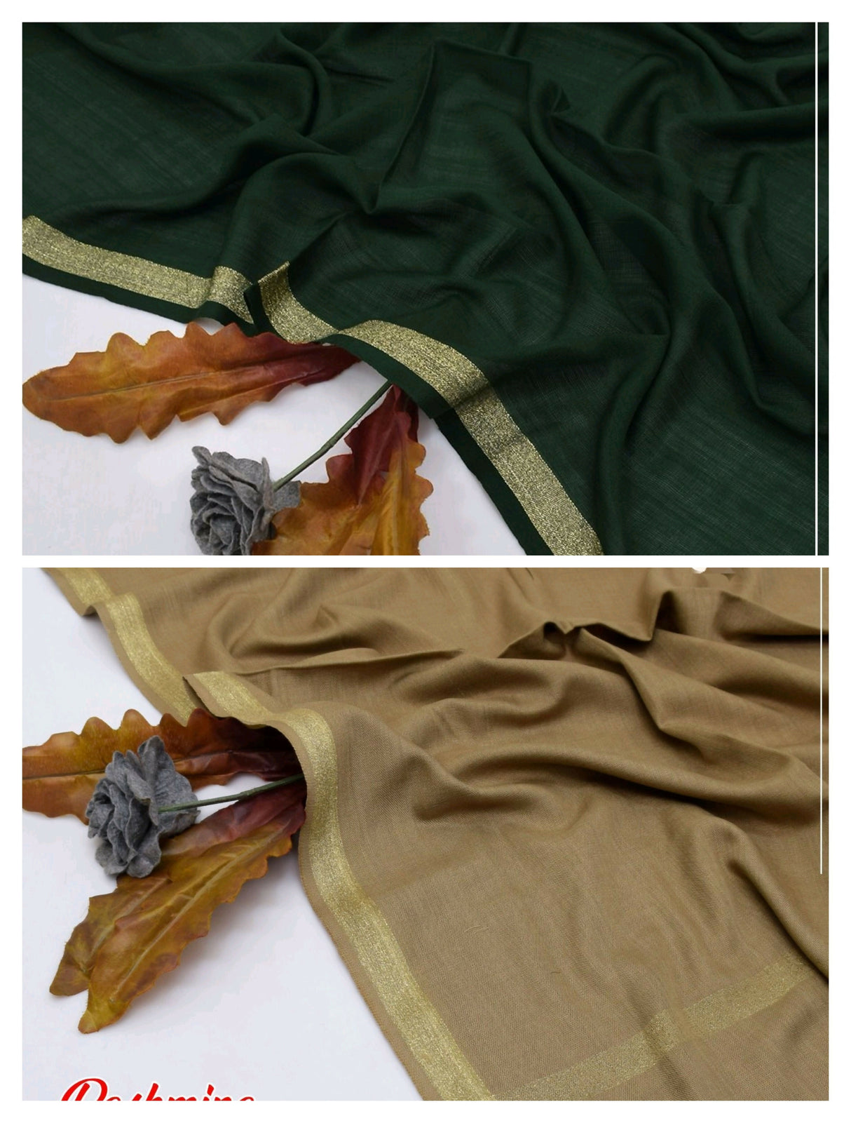 Pack of 2 shawls | Pashmina Wool shawl | Women Accessories | Brand New